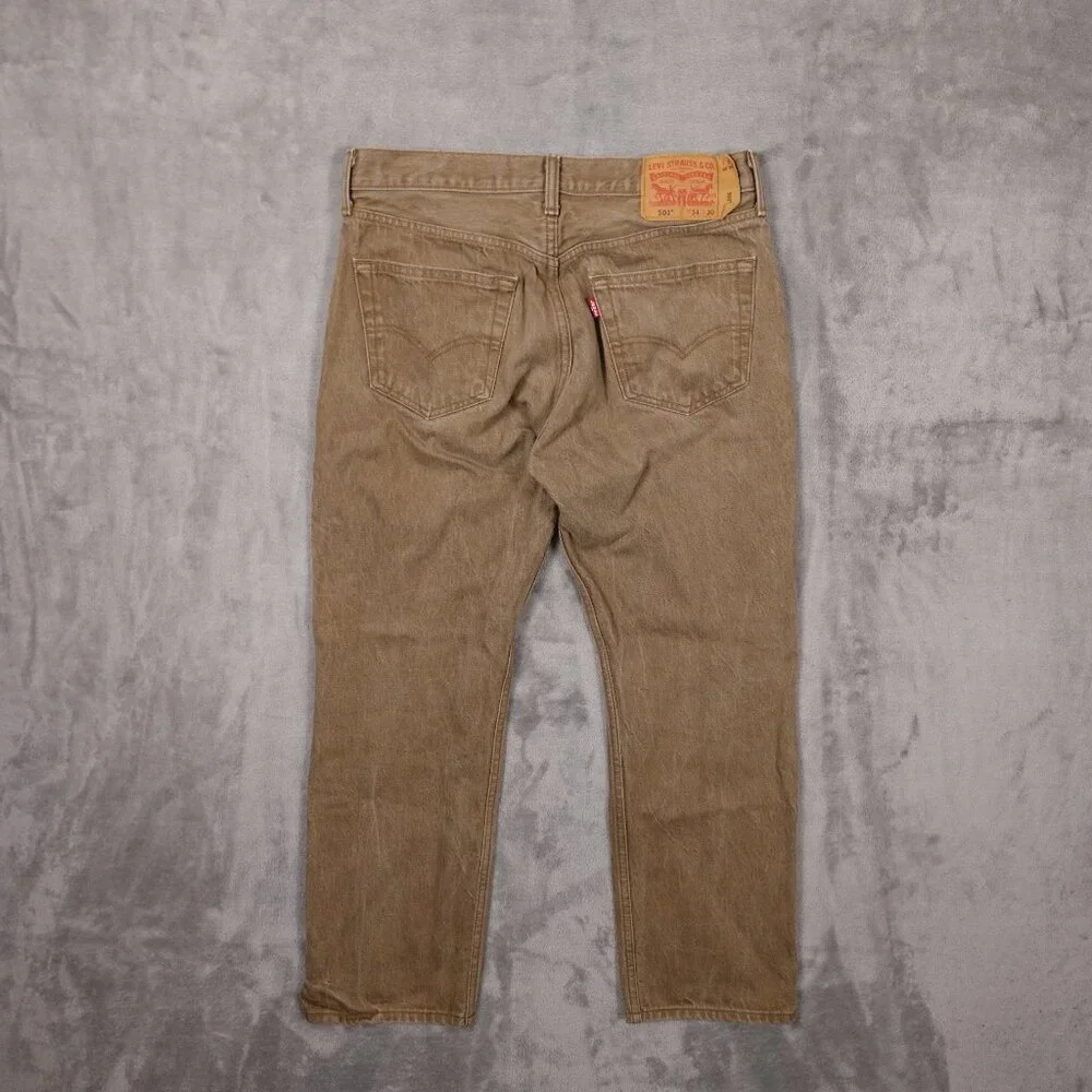 Levi's Jeans 501‎ Original Fit Straight Men's 34x30 khaki tan